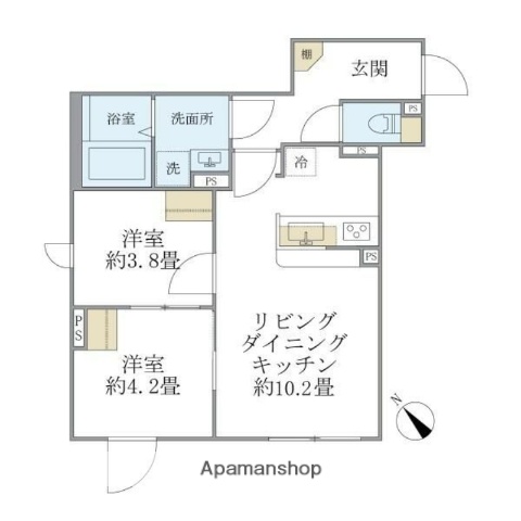 EXAM AKASAKAの間取り写真