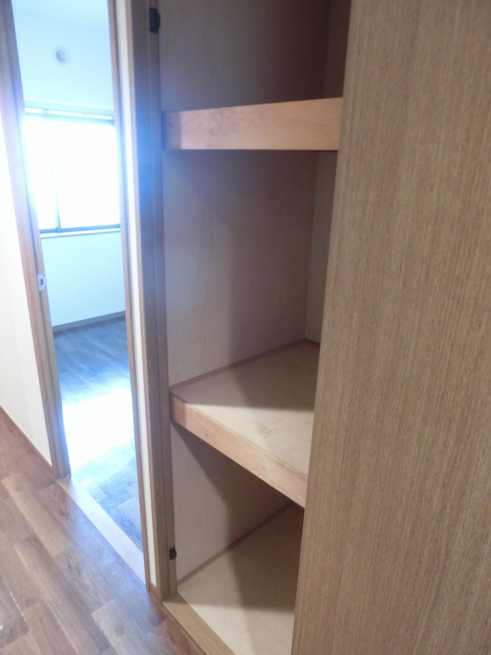 収納　廊下にも収納が有るので使いやすいお部屋です！