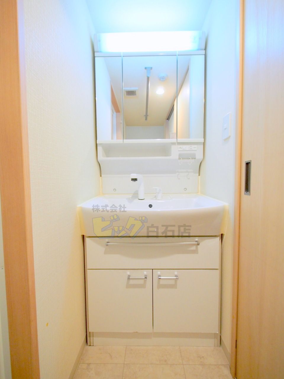 洗面設備　シャンプードレッサー完備しています♪