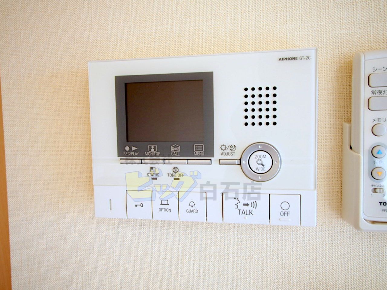 セキュリティ　モニター付きインターホン完備しています♪