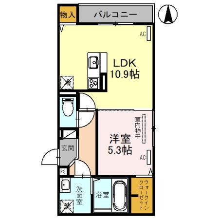 D-room今川 B棟の間取り写真