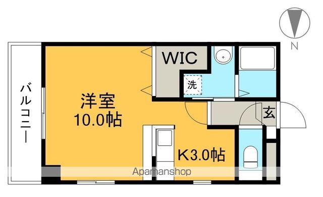 とさでん交通桟橋線 高知橋駅 徒歩8分 4階建 築25年の間取り写真