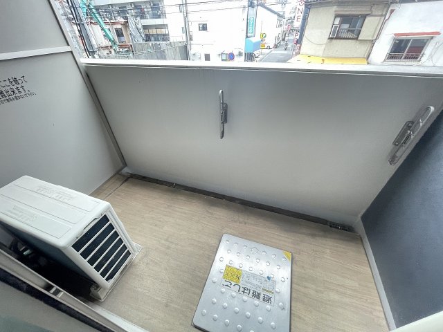 バルコニー　広々としたバルコニーです