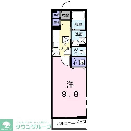 京成松戸線 鎌ケ谷大仏駅 徒歩5分 2階建 築19年の間取り写真