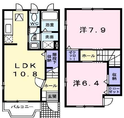 ミルトクラール 2番館の間取り写真