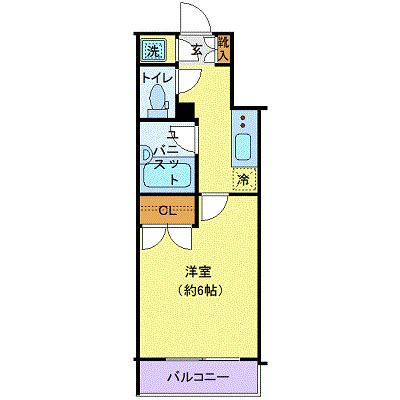 スカイコート秋葉原の間取り写真
