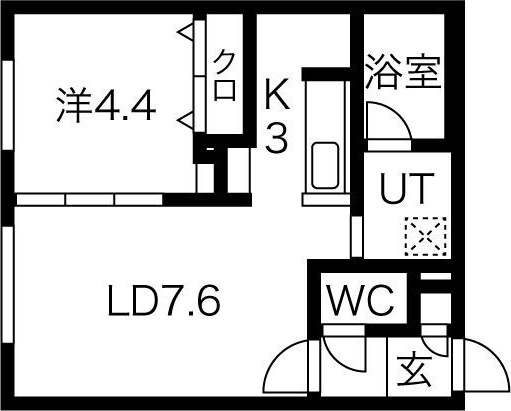 EEL新札幌の間取り写真