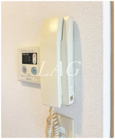 セキュリティ　受話器付インターホンです。