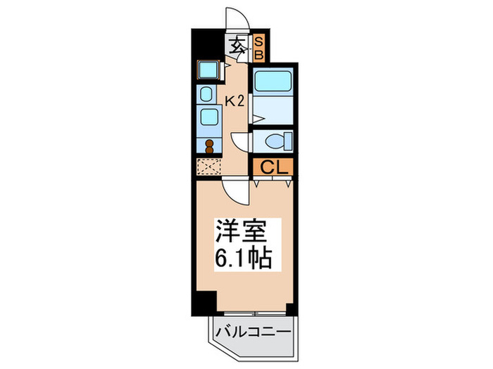 プレサンス中之島公園グラシアの間取り写真