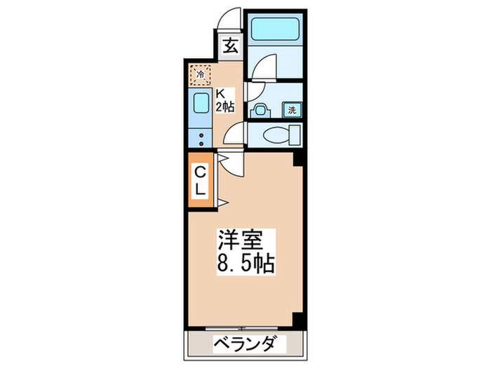プレシャスYMの間取り写真