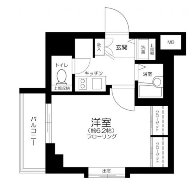 ラグジュアリーアパートメント東中野IIの間取り写真