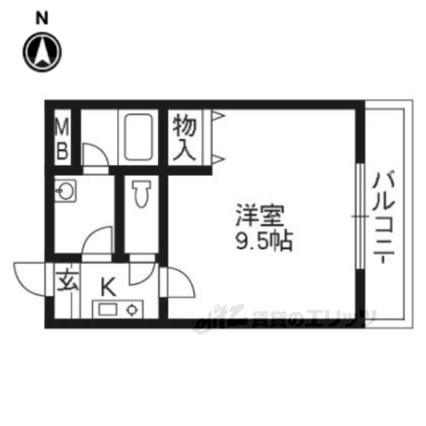 ピジョンハイツ京橋の間取り写真
