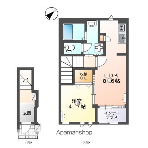 メゾン和の間取り写真