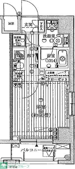 プレールドゥーク東京ノースIIの間取り写真
