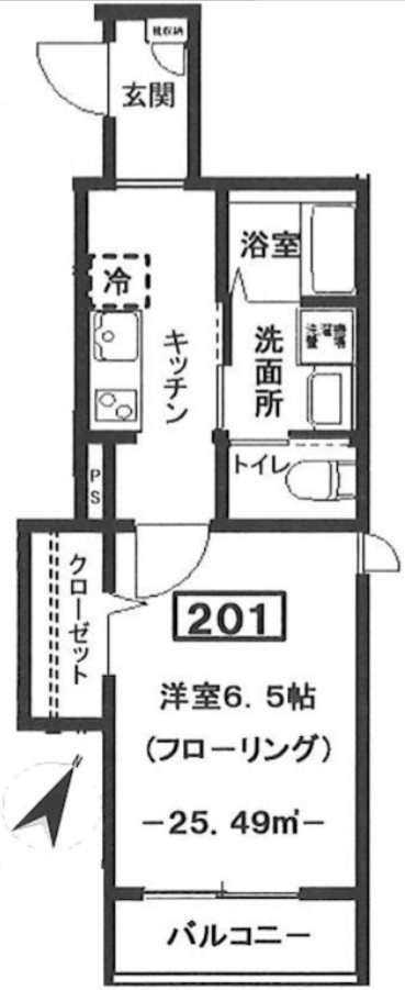 東京メトロ有楽町線 小竹向原駅 徒歩6分 3階建 築7年の間取り写真