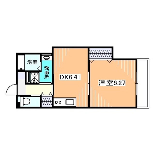 ハイツカトレヤの間取り写真