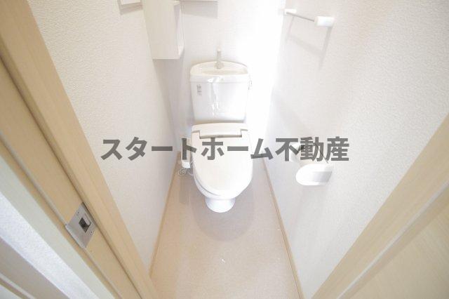 トイレ　ゆったりとした空間のトイレです