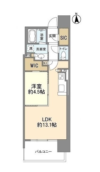OPUS RESIDENCE SHINSAIBASHI SOUTHの間取り写真