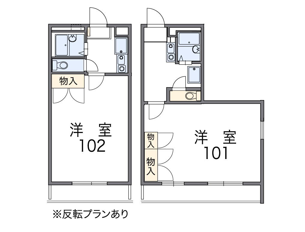 レオパレス輝石の間取り