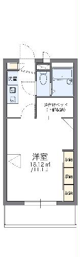 レオパレスネレイドの間取り