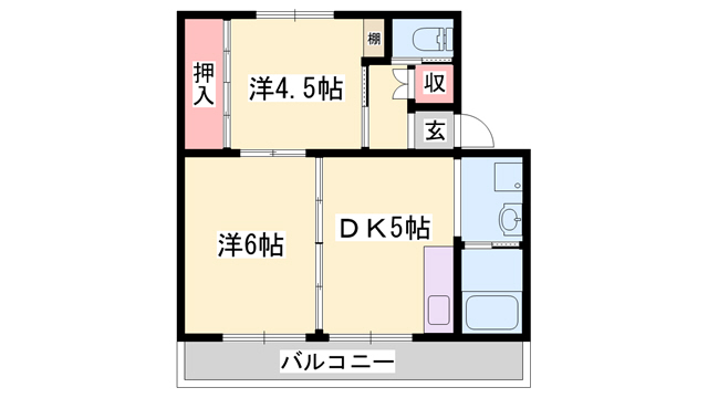 ビレッジハウス社の間取り