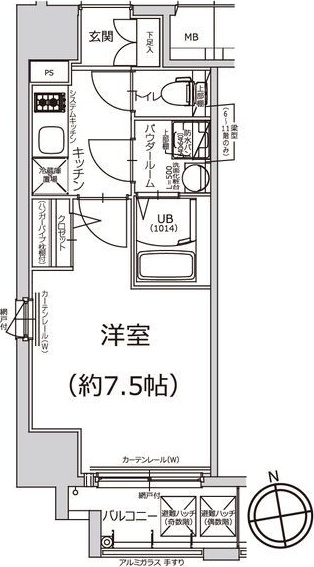 エスリード今池アヴェールの間取り