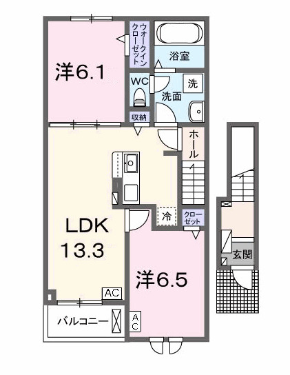 セシルの間取り