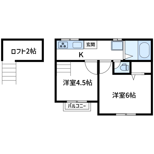 サニーライフ郡山の間取り