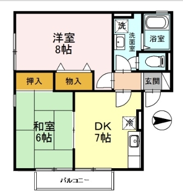 ユウハイツ・山崎の間取り