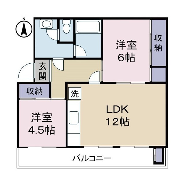 ＫＳマンションの間取り