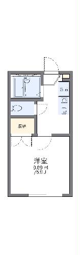 レオパレスＫＵＲＯＩＳＨＩの間取り