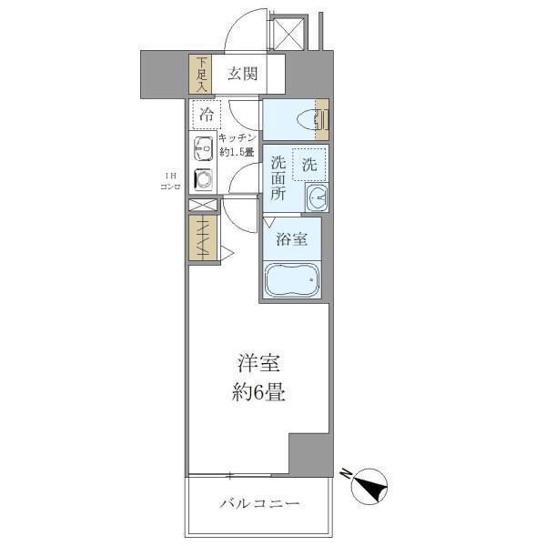 シエル白山　Ｂ館の間取り