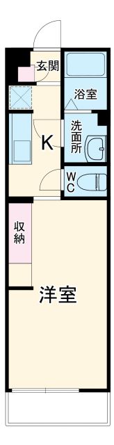 【横浜市青葉区新石川のマンションの間取り】