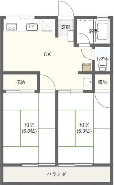 リバティーの間取り