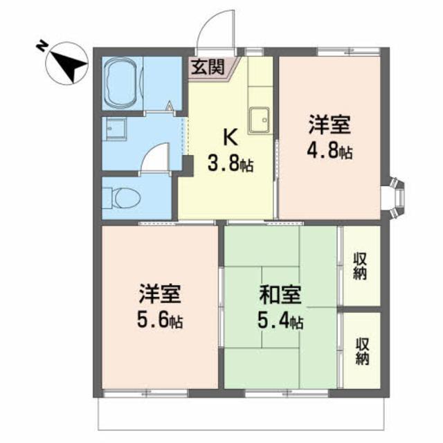 グリーンメドゥの間取り