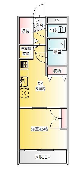 ビューパルク馬見ヶ崎の間取り