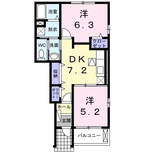 志村横丁IVの間取り