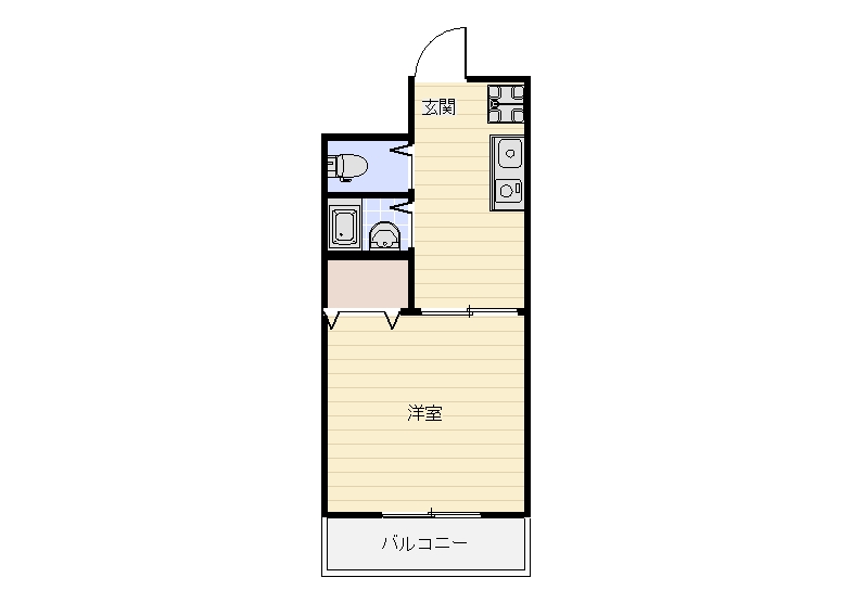 イーリス白潟の間取り