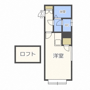 レオパレス南郷７丁目第９の間取り