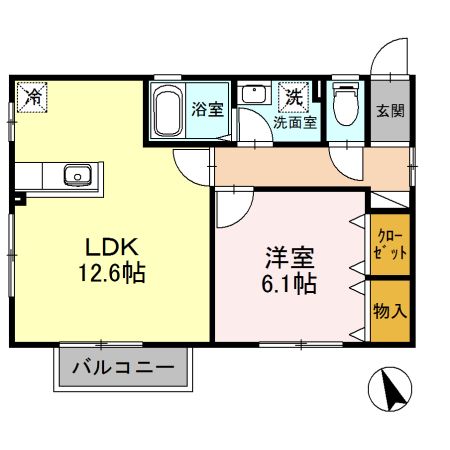 ウィルコート桜木の間取り