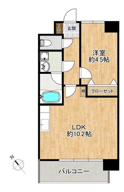 ＳＯＬＬＩＥＶＯ箱崎の間取り