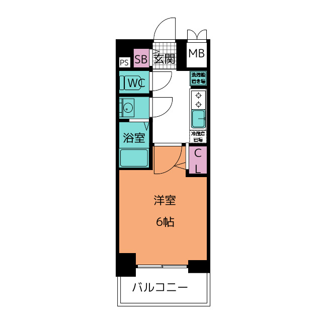 プレサンス名古屋菊井セルカの間取り