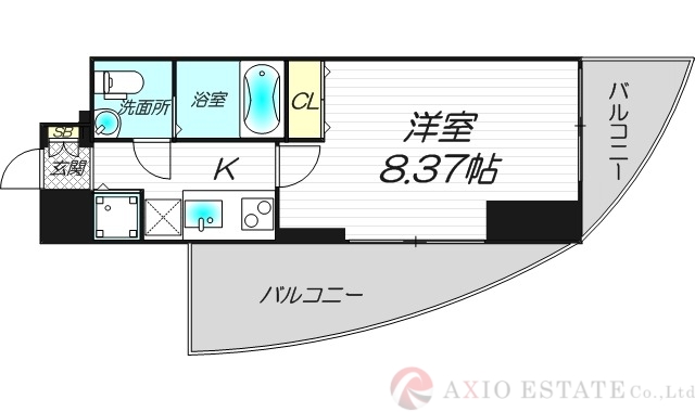 セレニテ新大阪弐番館の間取り