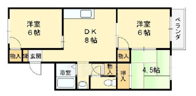 ガーデンハイツナカムラの間取り