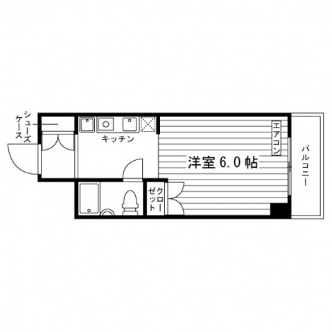 クロスコート南浦和の間取り