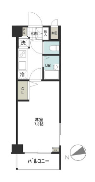 トーシンフェニックス日本橋兜町参番館の間取り