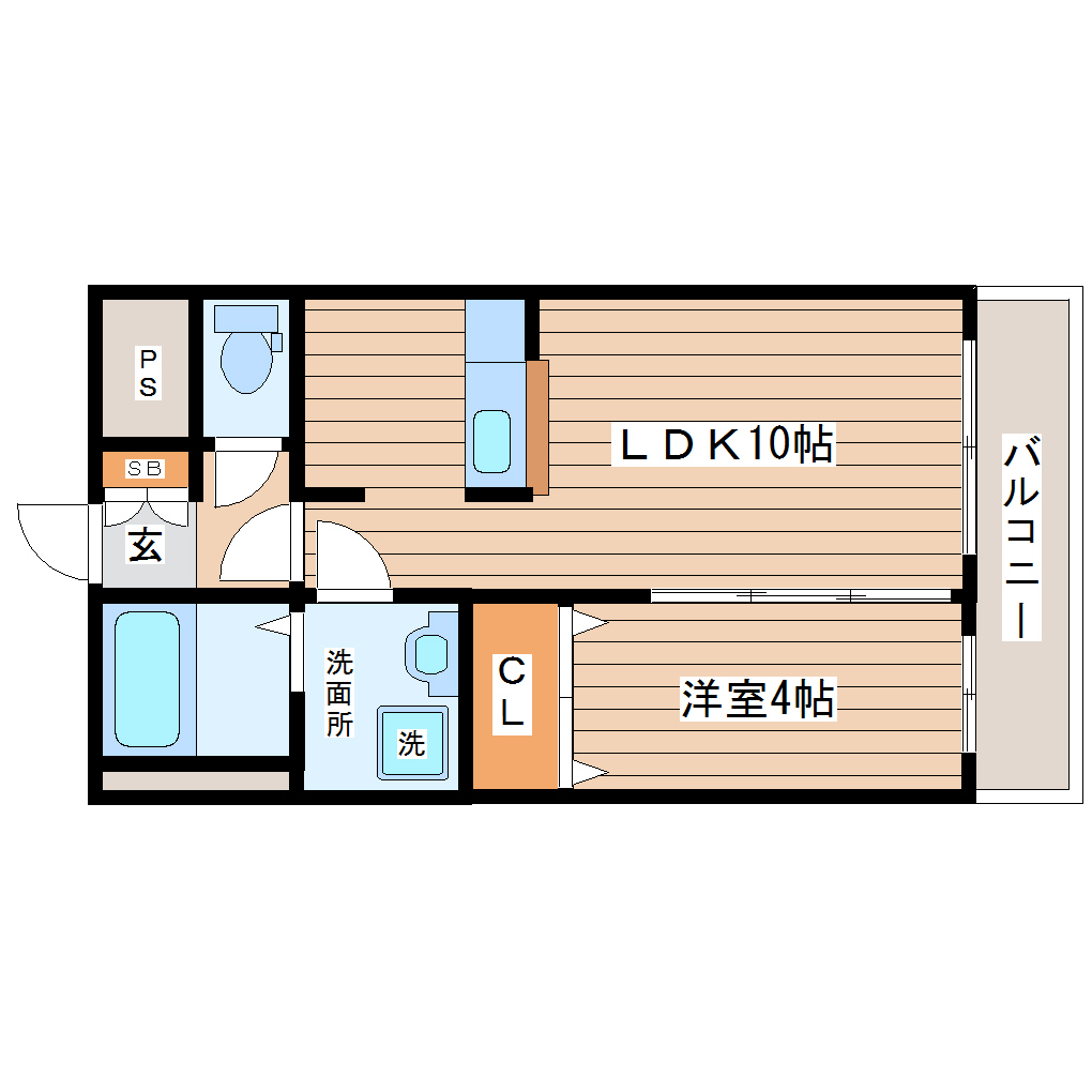 フェリシダ東仙台の間取り