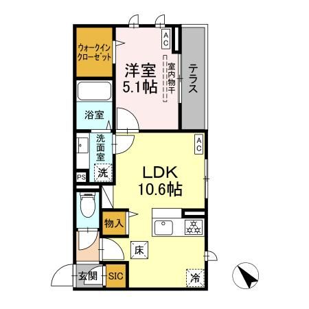 フォレスト中央林間の間取り