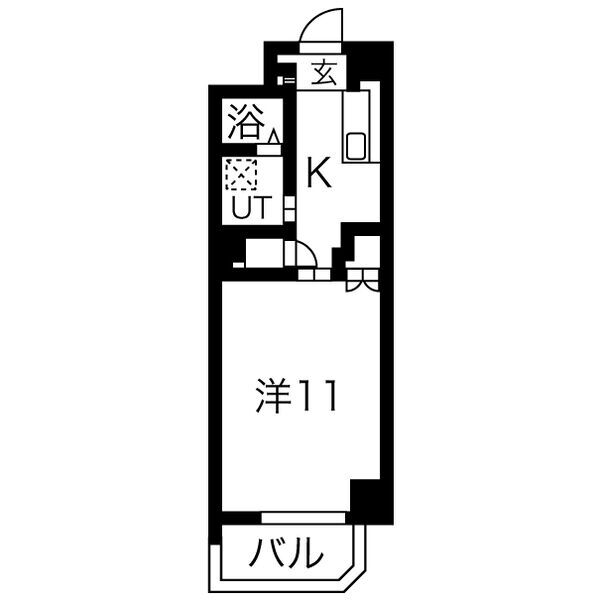 名古屋市千種区青柳町のマンションの間取り