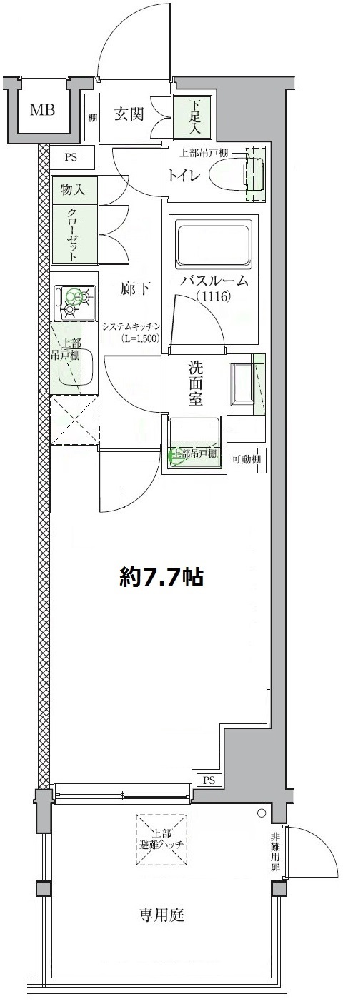 クレヴィスタ板橋西台IIの間取り